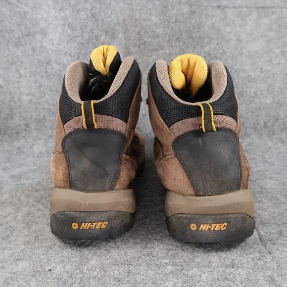 Hi-Tec Shoes Mens 10.5 Hiking Boots Cape Trail Waterproof Lace Up High Top Brown main image 13
